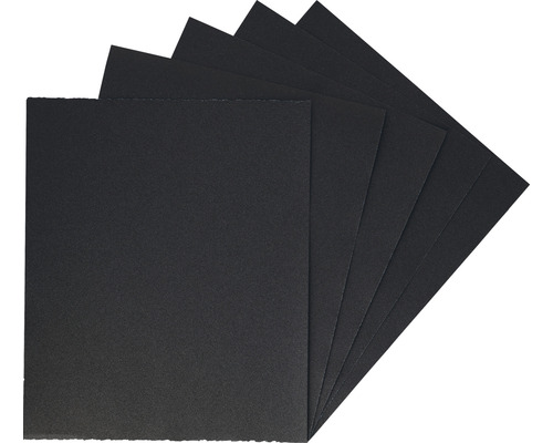 Pile de papier abrasif noir