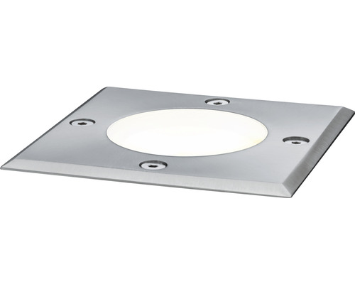 Luminaire encastrable au sol carré en métal