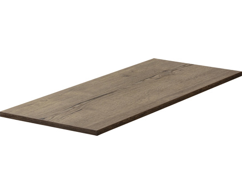 Plan de toilette Sanox Frozen 160,2 x 45 x 3 cm chêne Charleston Planche en bois avec grain de bois
