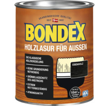 Lasur bois Bondex pour l''extérieur, ébène, en boîte de peinture