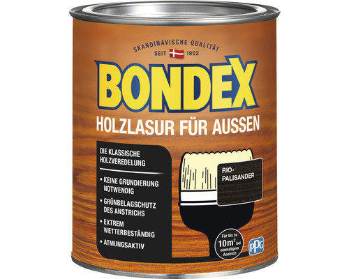 Bondex Holzlasur für Aussen, Rio Palisander, Gebindeansicht