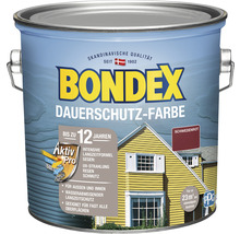 BONDEX Holzschutzfarbe Innen/Aussen schwedenrot 2,5 l
