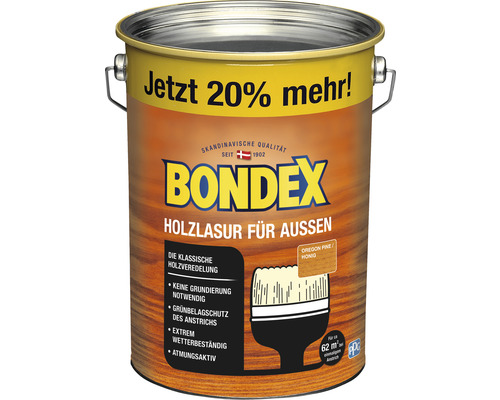 Holzlackdose Bondex für den Aussenbereich