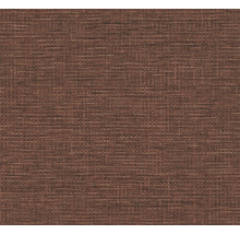 Nahaufnahme einer braunen Textiltapete mit feiner Struktur