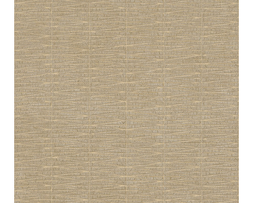 Tapete mit horizontalem Ziegeldesign und subtilen linearen Akzenten