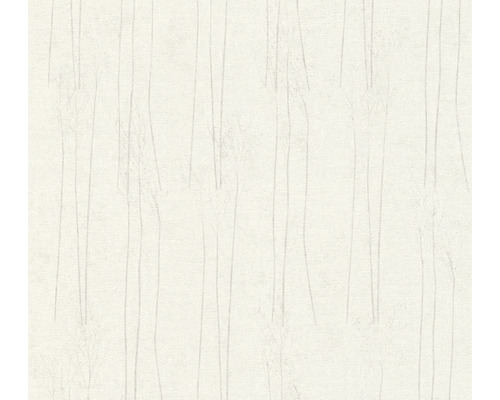 Weiße Tapete mit vertikalem Muster