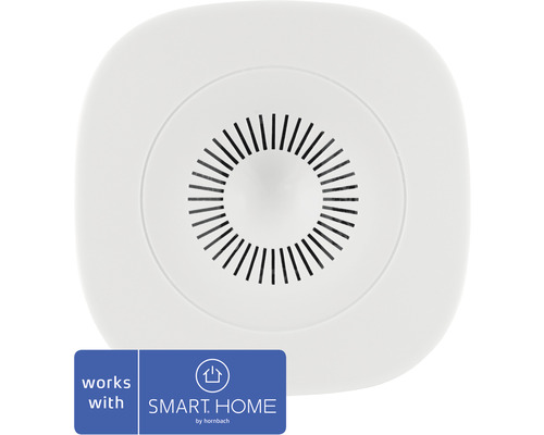 frient Luftgütesensor Zigbee- weiss - Kompatibel mit SMART HOME by hornbach Rauchmelder für Smart Home Systeme