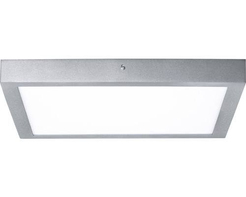 Panneau lunaire LED aluminium/chrome/mat carré 400x400 mm 20.5 W