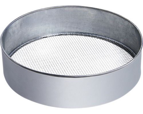 Tamis de bordure en métal bellissa avec 2 grilles de tamisage Ø 39 cm galvanisé Tamis métallique avec grillage