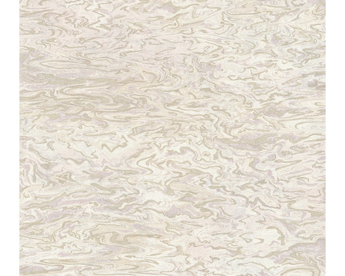 Papier peint intissé 38358-3 marbre crème-violet brillant Papier peint avec structure en marbre