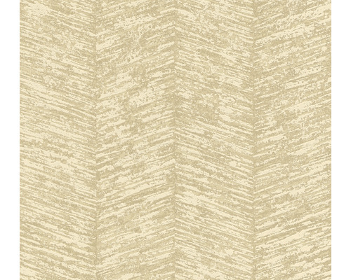 Papier peint intissé 38697-2 motif chevrons beige