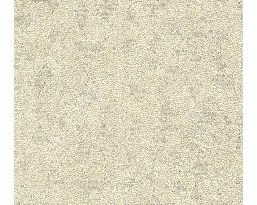 Papier peint intissé 38698-2 graphique ethno 3D beige Papier peint à motif géométrique