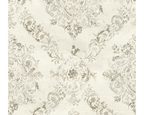 Papier peint intissé 38707-2 ornement baroque crème brillant Tapis avec motif ornemental