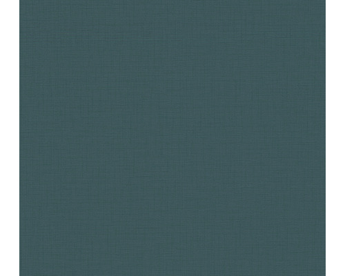 Papier peint intissé 38712-1 uni aspect textile bleu Papier peint uni avec une fine structure