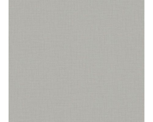 Papier peint intissé 38712-2 uni aspect textile gris Papier peint textile avec une légère structure