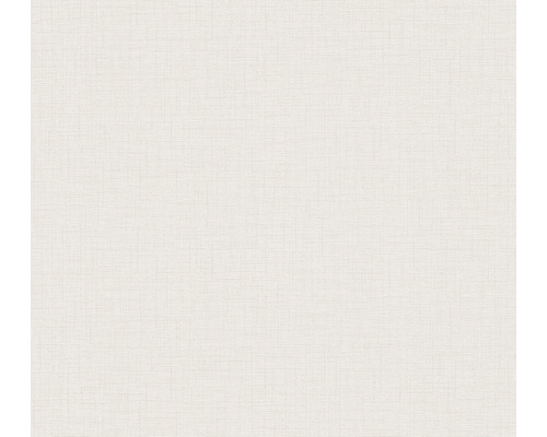 Papier peint intissé 38712-4 uni aspect textile gris clair Papier peint uni aspect textile
