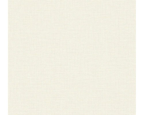 Papier peint intissé 38712-8 uni aspect textile blanc-gris