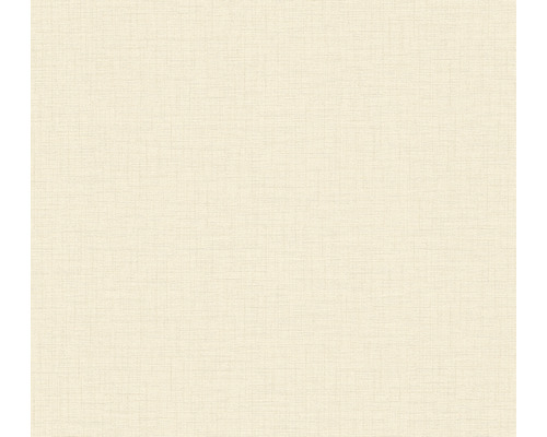 Papier peint intissé 38713-1 uni aspect textile crème