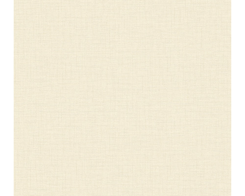 Papier peint intissé 38713-1 uni aspect textile crème Gros plan d''un papier peint texturé