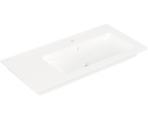 Lavabo pour meuble Villeroy & Boch Venticello Ablage gauche 100 x 50 cm blanc 4134R101