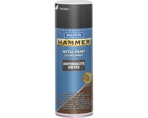 Peinture aérosol Maston Hammer fer micacé 400 ml