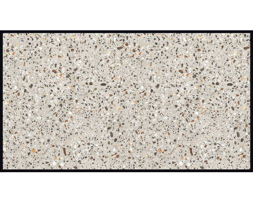 Tapis anti-salissures Soft&Deco terrazzo gris 120x200 cm