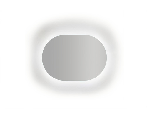 Ovaler Spiegel mit Beleuchtung