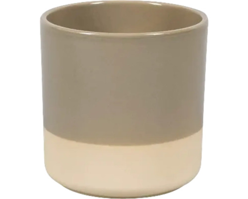 Zweifarbiger Pflanztopf aus Keramik