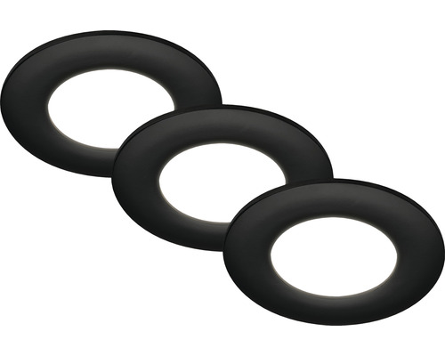 Drei schwarze Dichtungsringe im Set