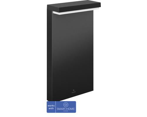 Lampadaire extérieur LED Philips Lighting Hue Nyro 13.5 W RGBW Compatible avec SMART HOME by hornbach Armoire de toilette avec éclairage et fonction Smart Home