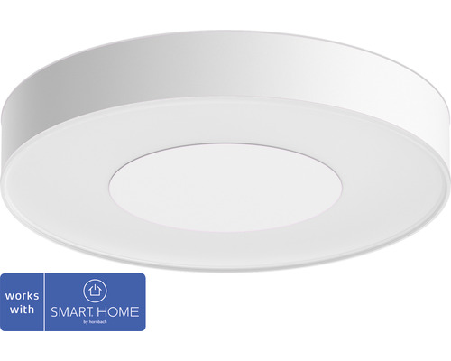 Plafonnier LED Philips Hue LED Infuse 52,5W 3450 lm Compatible avec SMART HOME by hornbach