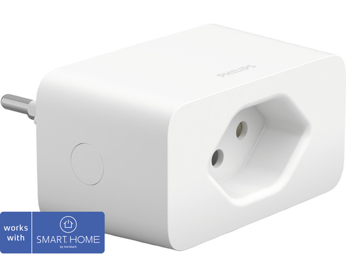 Connecteur intermédiaire Philips Hue Smart Plug pour tous les luminaires blanc Compatible avec SMART HOME by hornbach