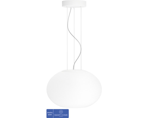 Philips Hue LED Pendelleuchte Flourish weiss Kompatibel mit SMART HOME by hornbach-0