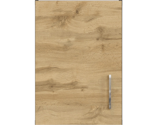 Façade de meuble de cuisine en bois avec poignée