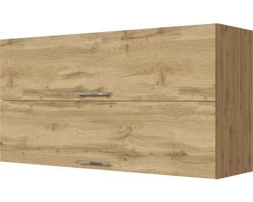 Klapphängeschrank Held Möbel Sorrento BxTxH 110 x 34 x 57 cm Front eiche hell matt Korpus eiche hell