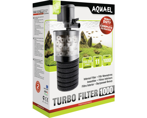 Aquael Turbo Filter 1000 Innenfilter für Aquarien von 150 bis 250 Liter