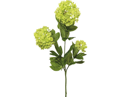 Kunstpflanze Schneeballzweig H 40 cm grün