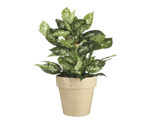 Dieffenbachia artificielle en pot