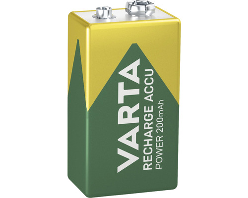 Varta Recharge Accu pile bloc 9 volts 200 mAh
