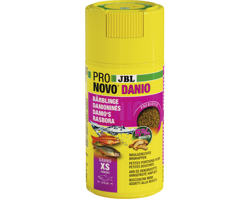 Granulatfutter JBL PRONOVO DANIO GRANO Gr.XS 100 ml