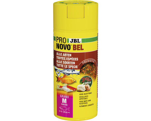 Granulatfutter JBL PRONOVO BEL GRANO Gr. M 250 ml JBL NovoBel Fischfutter für alle Fischarten
