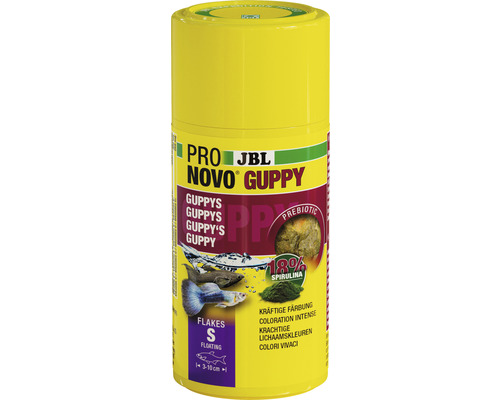 Flockenfutter JBL PRONOVO GUPPY FLAKES Gr. S 100 ml