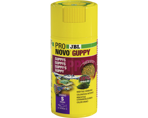 Aliments en granulés JBL PRONOVO GUPPY GRANO Taille S 100 ml