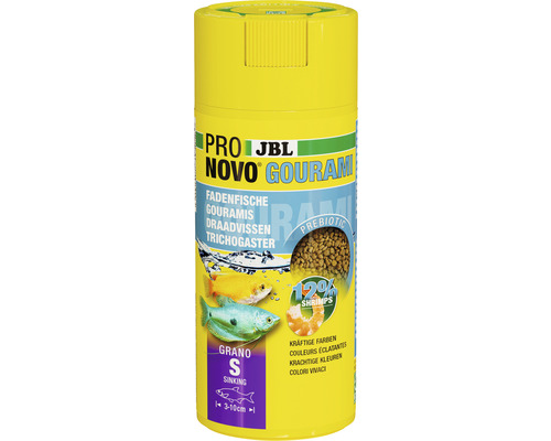 Aliments en granulés JBL PRONOVO GOURAMI GRANO Taille S 250 ml