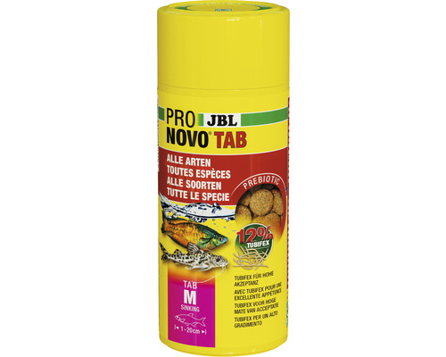 Nourriture en comprimés JBL PRONOVO Taille M 250 ml Nourriture en comprimés JBL PRONOVO Taille M 250 ml