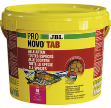 JBL Pro Novo Tab Fischfutter für alle Arten in gelbem Eimer
