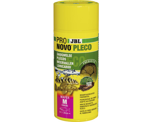 Futtertabletten JBL PRONOVO PLECO WAFER Gr. M 250 ml JBL Novo Pleco Wafers Futterdose für Saugwelse