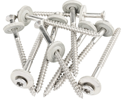 Vis de façade tête fraisée bombée empreinte étoile filetage complet 4,5 x 65 mm 25 pièces Vis de façade tête fraisée bombée empreinte étoile filetage complet 4,5 x 65 mm 25 pièces