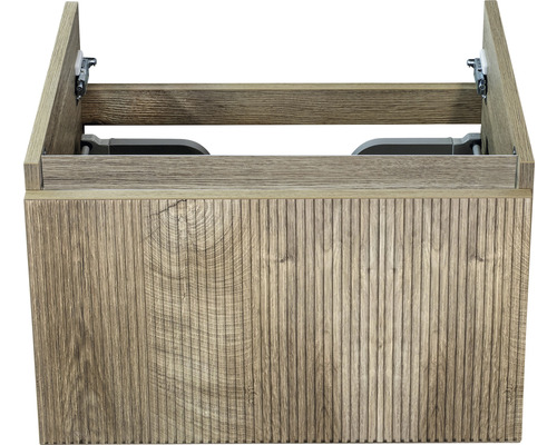 Meuble sous-vasque Sanox Frozen couleur de façade grain oak 60 x 40 x 45 cm Meuble sous-lavabo en bois