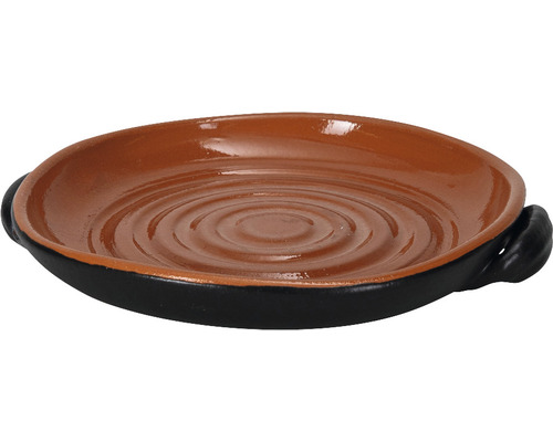 Terrakotta Servierplatte mit zwei Griffen